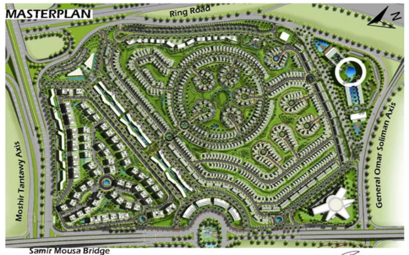 Compound Aian New Cairo Master plan Aian New Cairo Compound