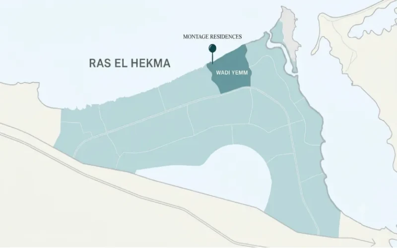 فندق مونتاج رأس الحكمة موقع Montage Ras El Hekma