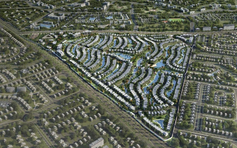 master plan Triangle Compound master plan Compound Triangle New Cairo
