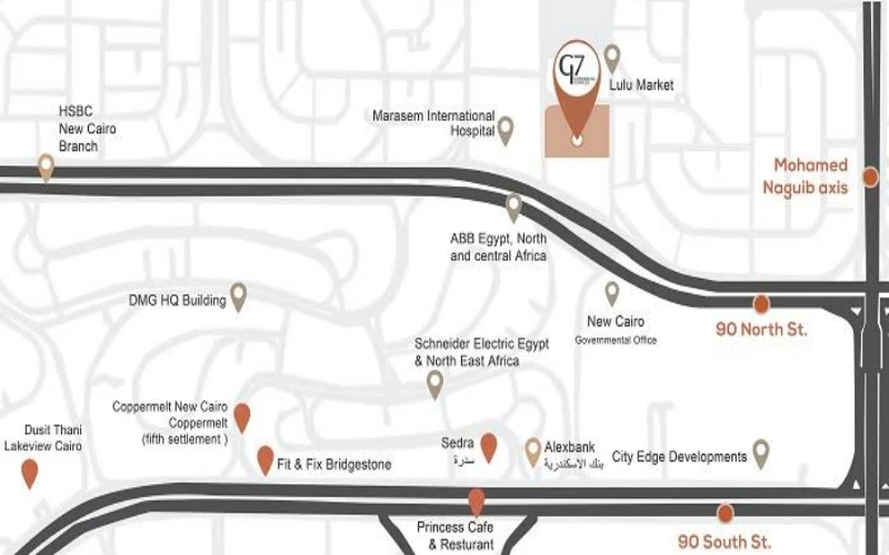 Mall G7 Fifth Settlement G7 Mall New Cairo Location