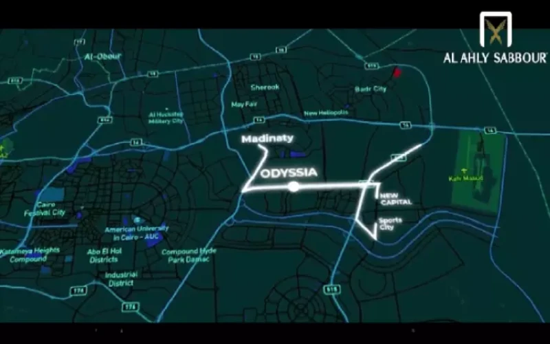 The City of Odyssia Compound Odyssia Mostakbal City Location