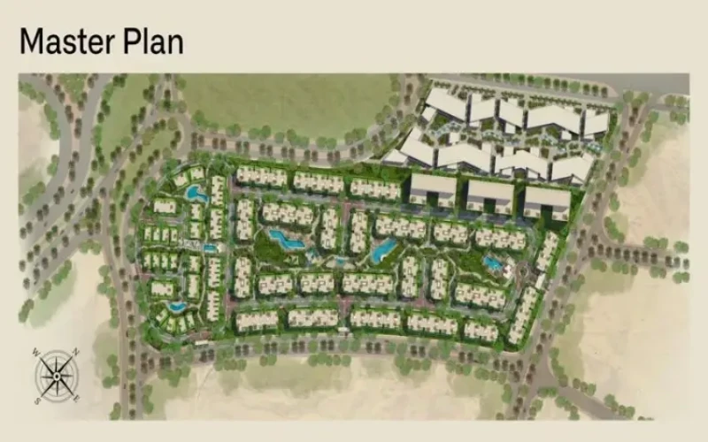 Compound Maliv Sixth Settlement master plan Compound Maliv Kulture master plan