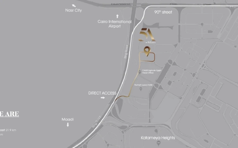 5A Mall New Cairo Mall 5A The Waterway Location