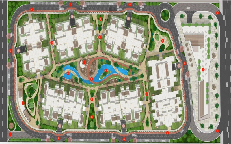 Master Plan Compound Valea Sheikh Zayed Valea Sheikh Zayed Master Plan