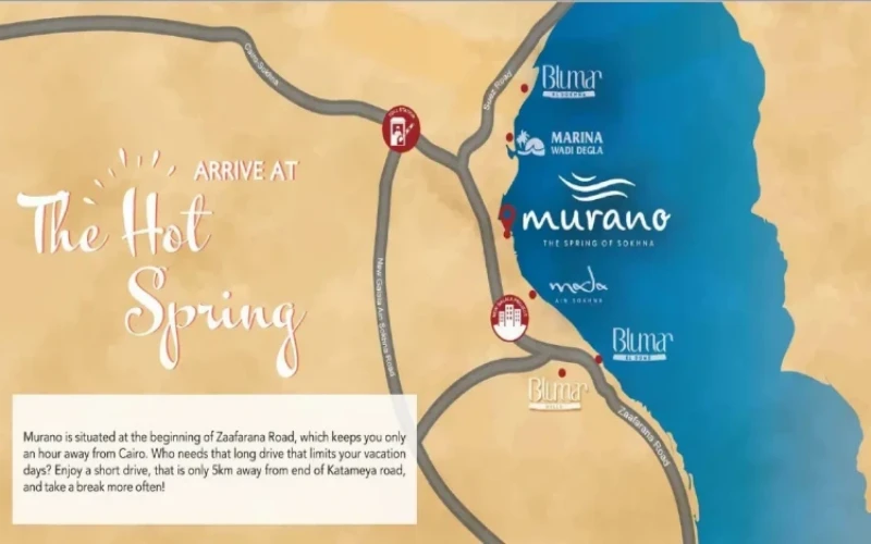 Murano Ain Sokhna by Wadi Degla Prices and Details 2026 1 Murano Ain Sokhna Location