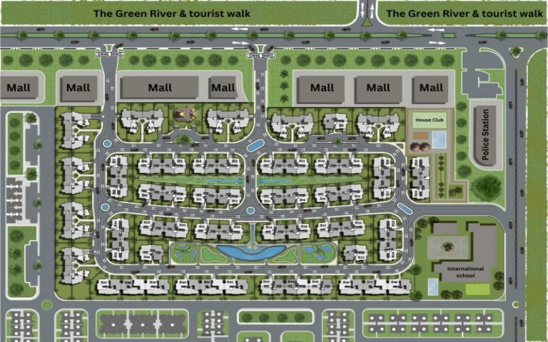 Up West October Up West Compound 6 October master plan