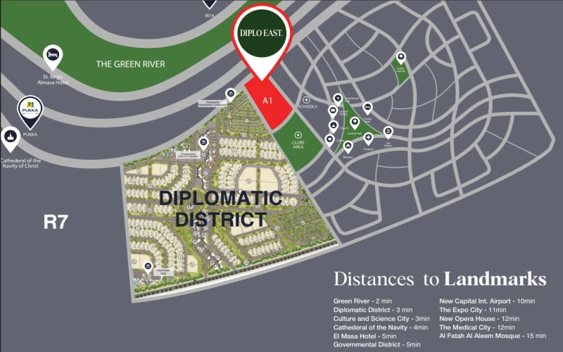 Diplo East by Master Builder Location Diplo East New Capital