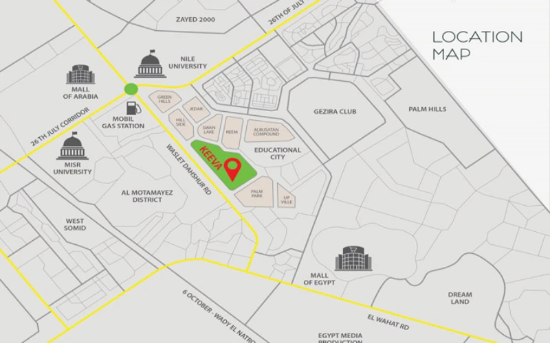 Keeva 6 October Compound Location Keeva Sabbour 6 October Compound Location