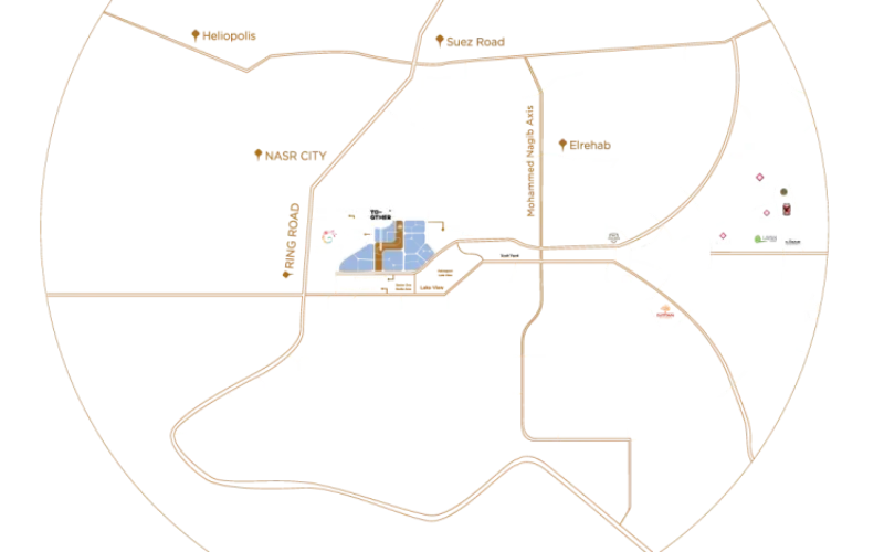 Together New Cairo compound Together compound Location