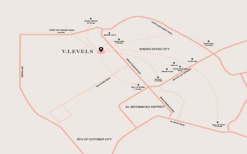 Location 5 Levels Sheikh Zayed Location V Levels Sheikh Zayed Compound