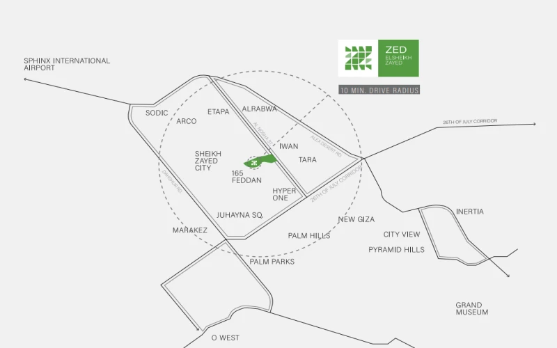 Zed Towers Zed Towers Zed Towers El Sheikh Zayed Compound Location