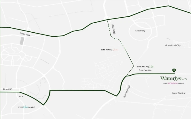Waterlyn Compound location Compound Waterlyn Mostakbal City location