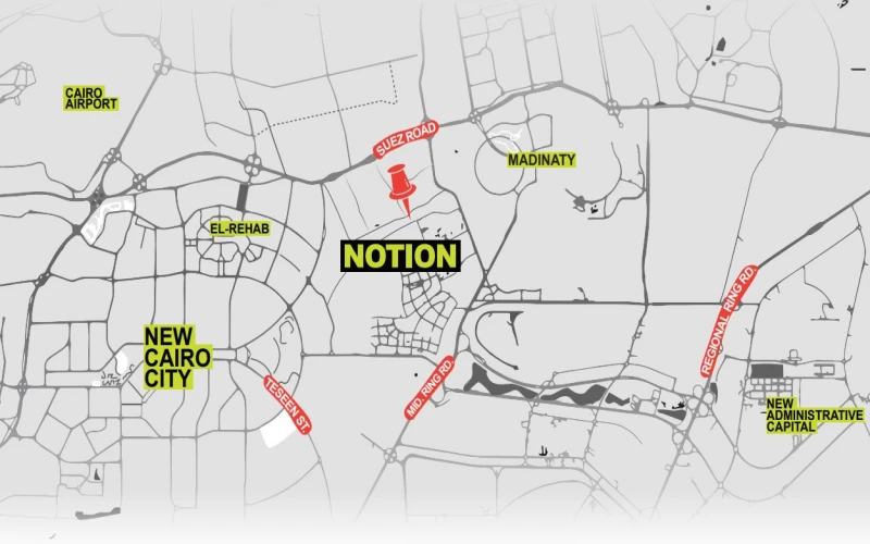 Notion Compound location Notion Compound New Cairo location