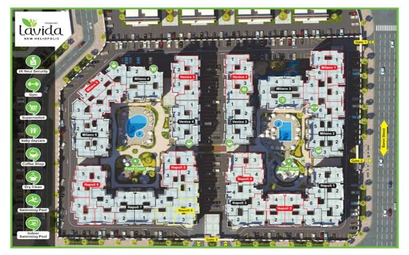 Lavida Compound New Heliopolis Lavida Compound master plan