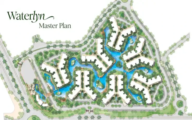 Waterlyn Mostakbal City Waterlyn Compound by The Mark master plan