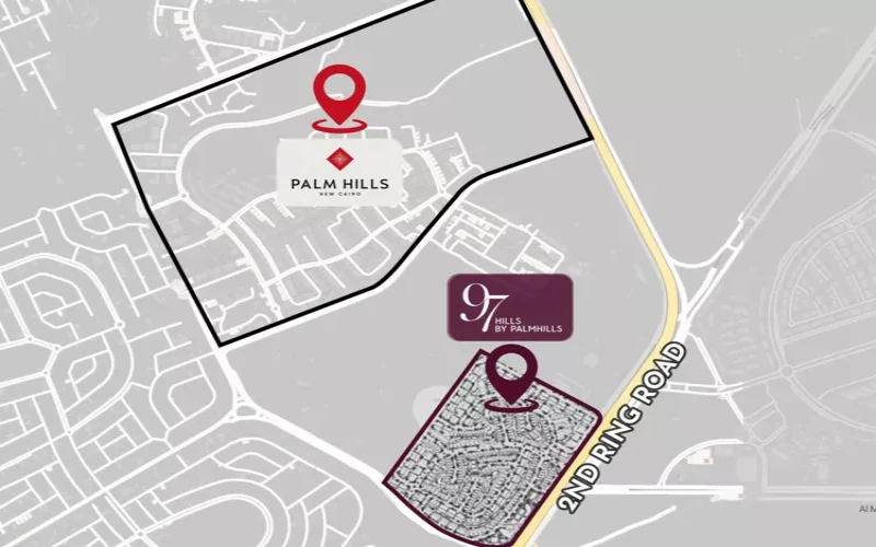 Location of Compound 97 Hills Compound 97 Hills New Cairo Location