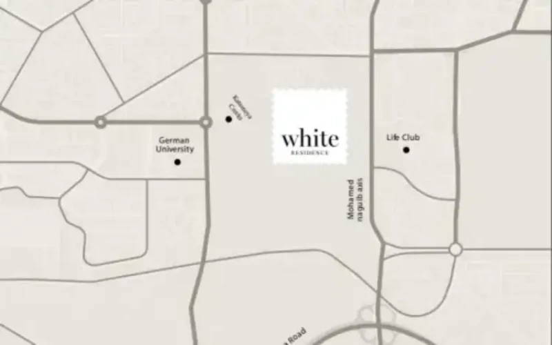Compound White Residence Location Location White Residence New Cairo