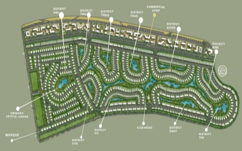 Compound Saada New Cairo by Horizon Egypt 2027 1 master plan Saada 5th Settlement